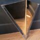 Art deco wall lamp in gilded metal and plexi