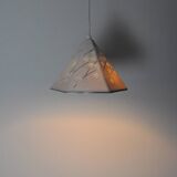 Royal Copenhagen "Luciana" blanc de chine porcelain pendant lamp, 1960s