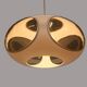 Space age bug eye UFO ceiling lamp *** Massive *** white model *** Belgium