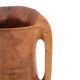 Pichet sculptural en bois, années 60