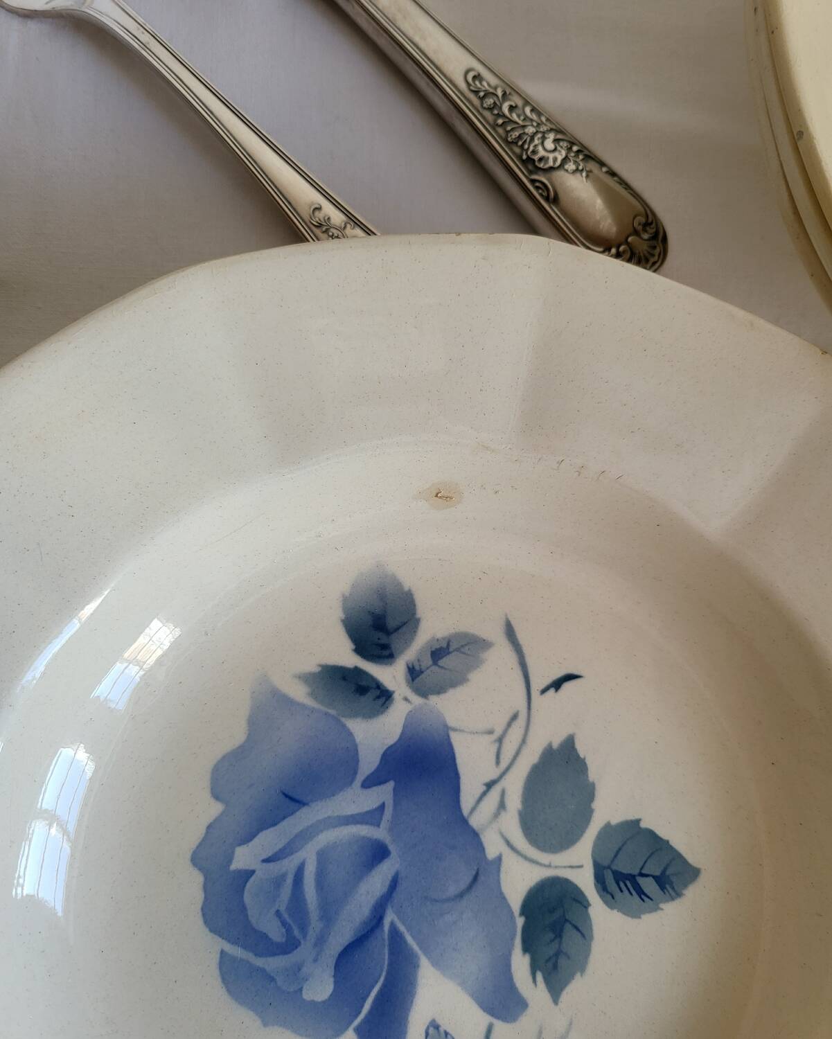 7 vintage deep plates in earthenware from Digoin Sarreguemines