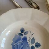 7 vintage deep plates in earthenware from Digoin Sarreguemines