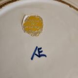 Malicorne earthenware plate Emile Teissier