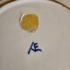 Malicorne earthenware plate Emile Teissier
