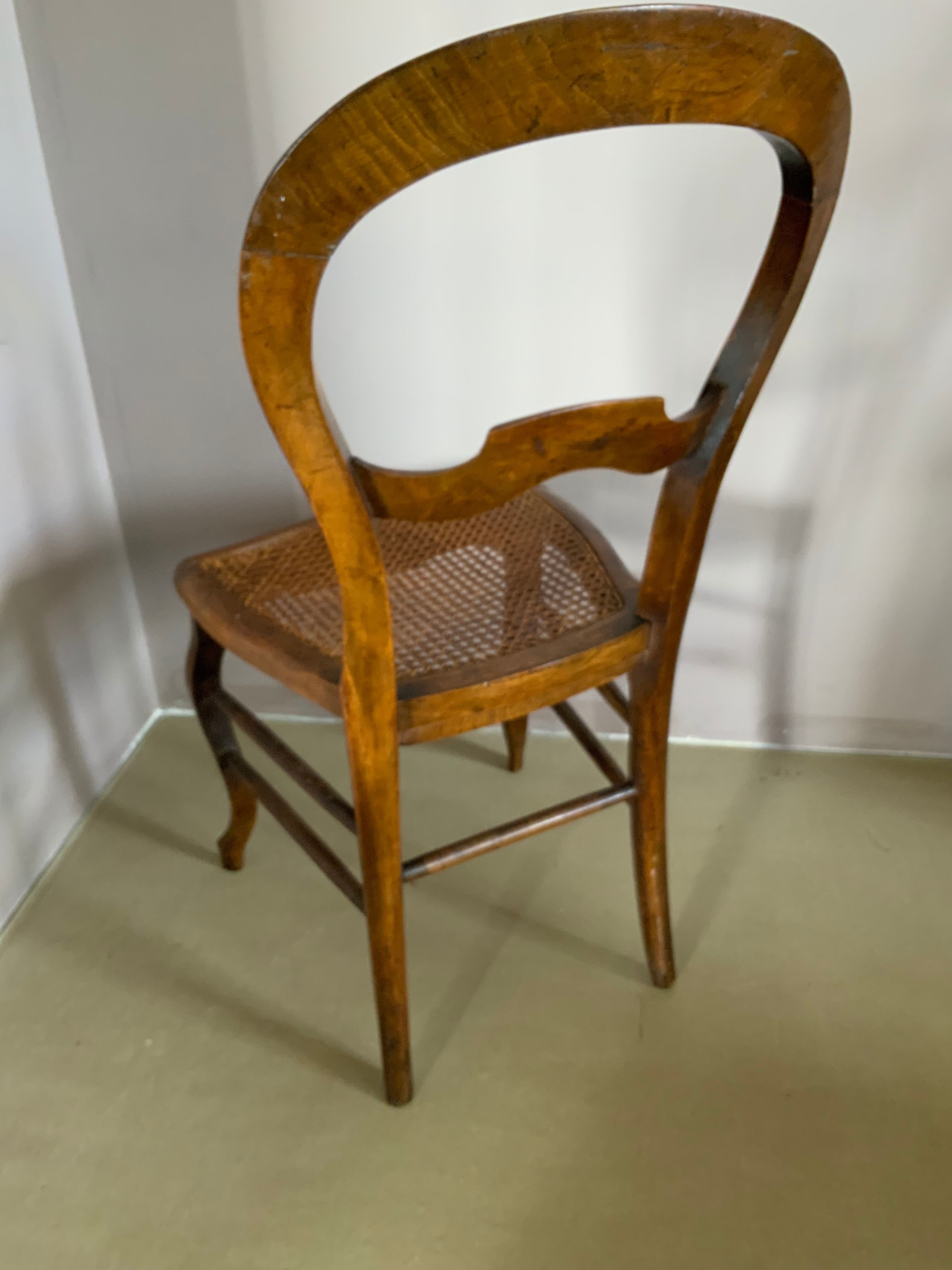 Chaise cannage
