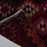 Extra Long Oushak Vintage Runner Rug