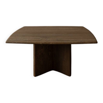 Vintage travertine coffee table, 1970s
