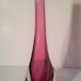 Murano glass soliflore vase by Flavio Poli