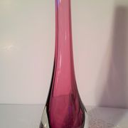 Vase soliflore en verre de Murano par Flavio Poli