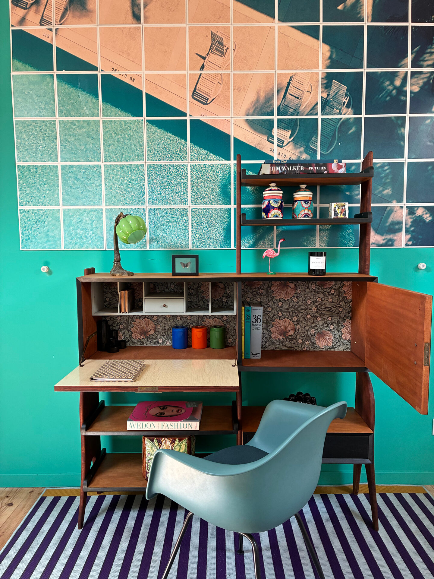 Vintage Scandinavian Library