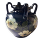 Antique Art Nouveau vase with a floral decoration.
