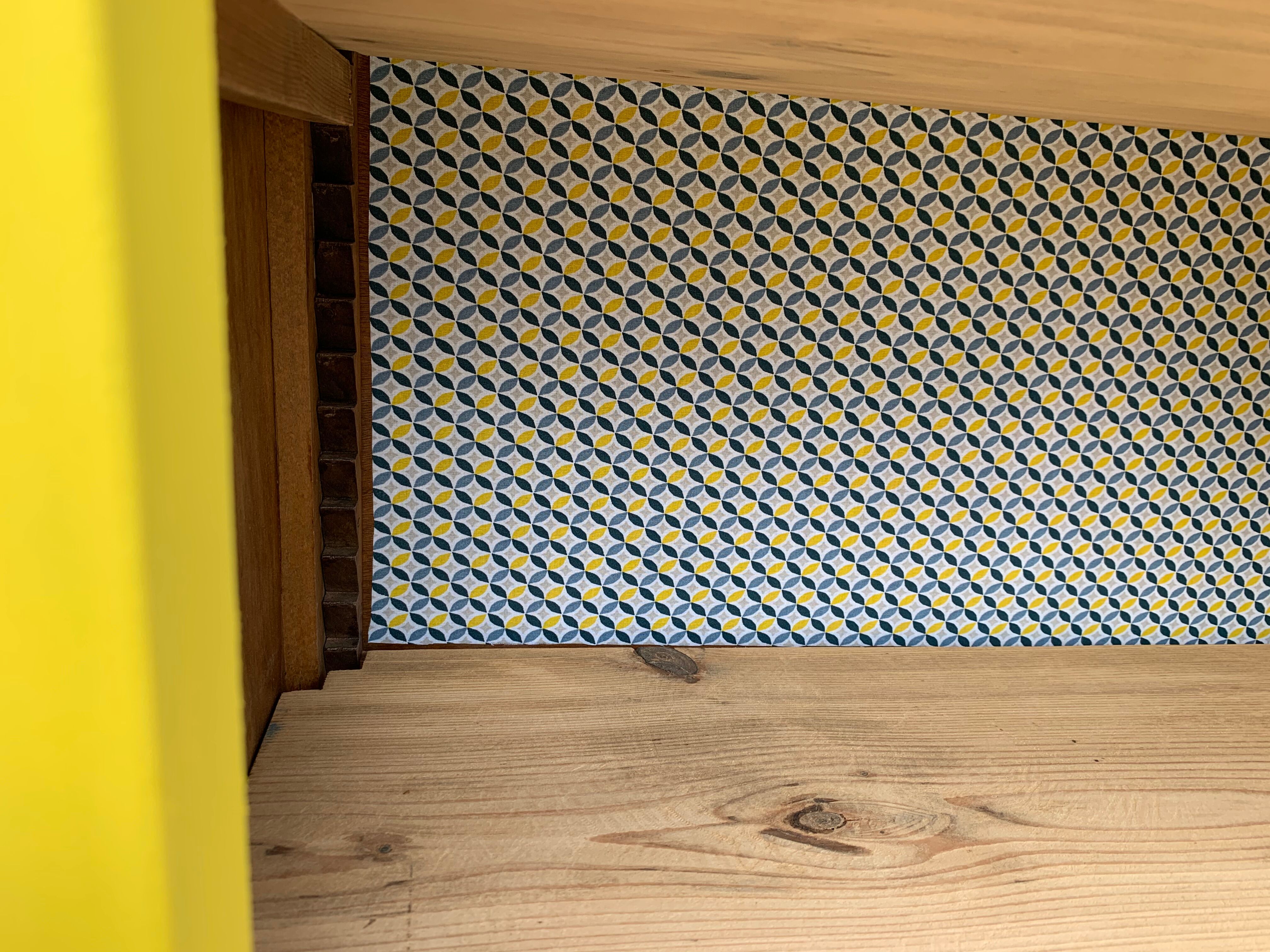 Glass-glazed Parisian wardrobe 1950