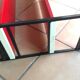 Carmine red wall flooring by Schubert Werk / vintage 60s-70s