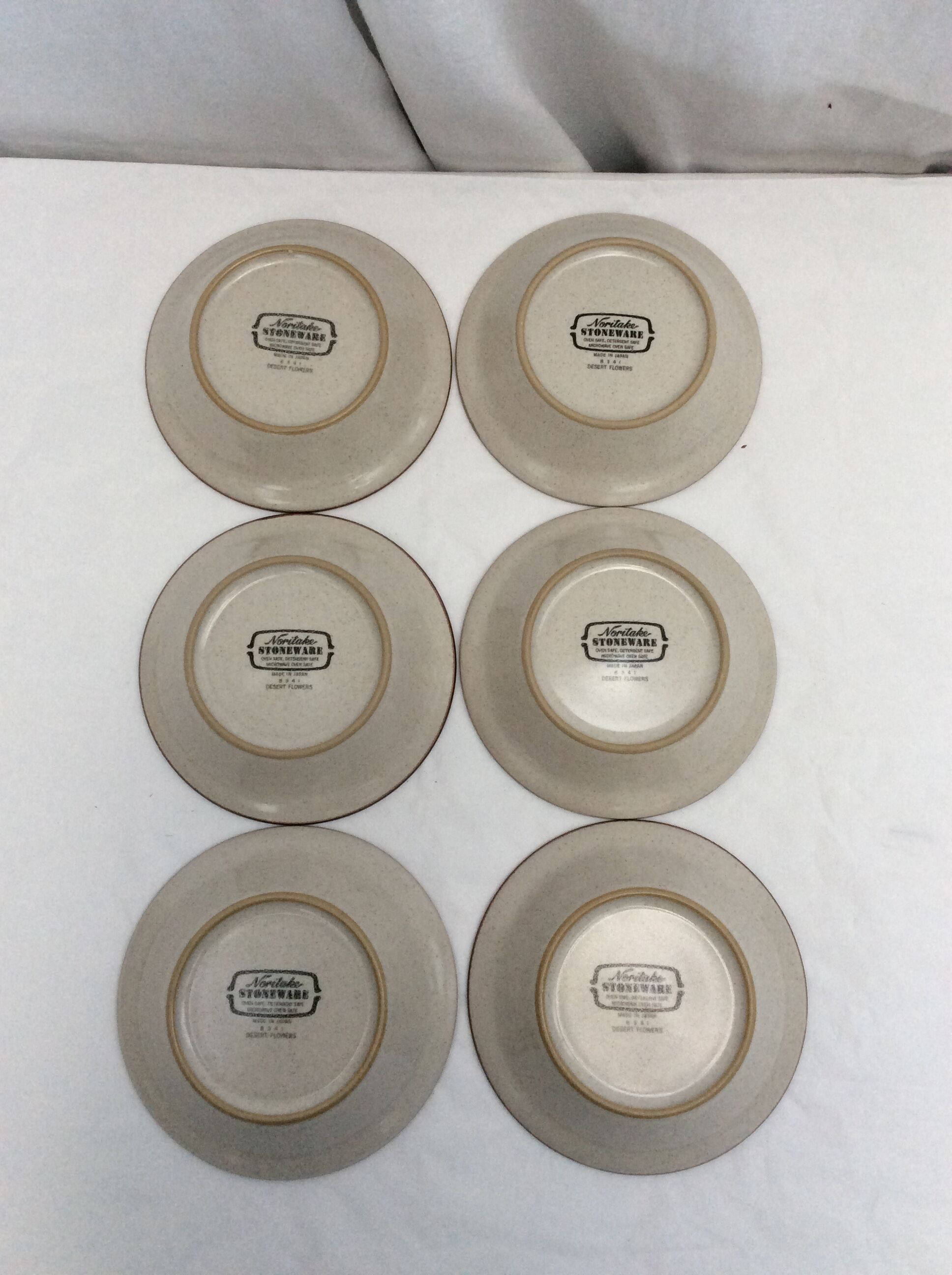 Six cereal bowls from the 1970s Japanese noritake manufacture dimension: diameter -14cm- H-3.5cm