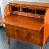 Teak roll top desk by Egan Ostergaard for Broderna gustafssons