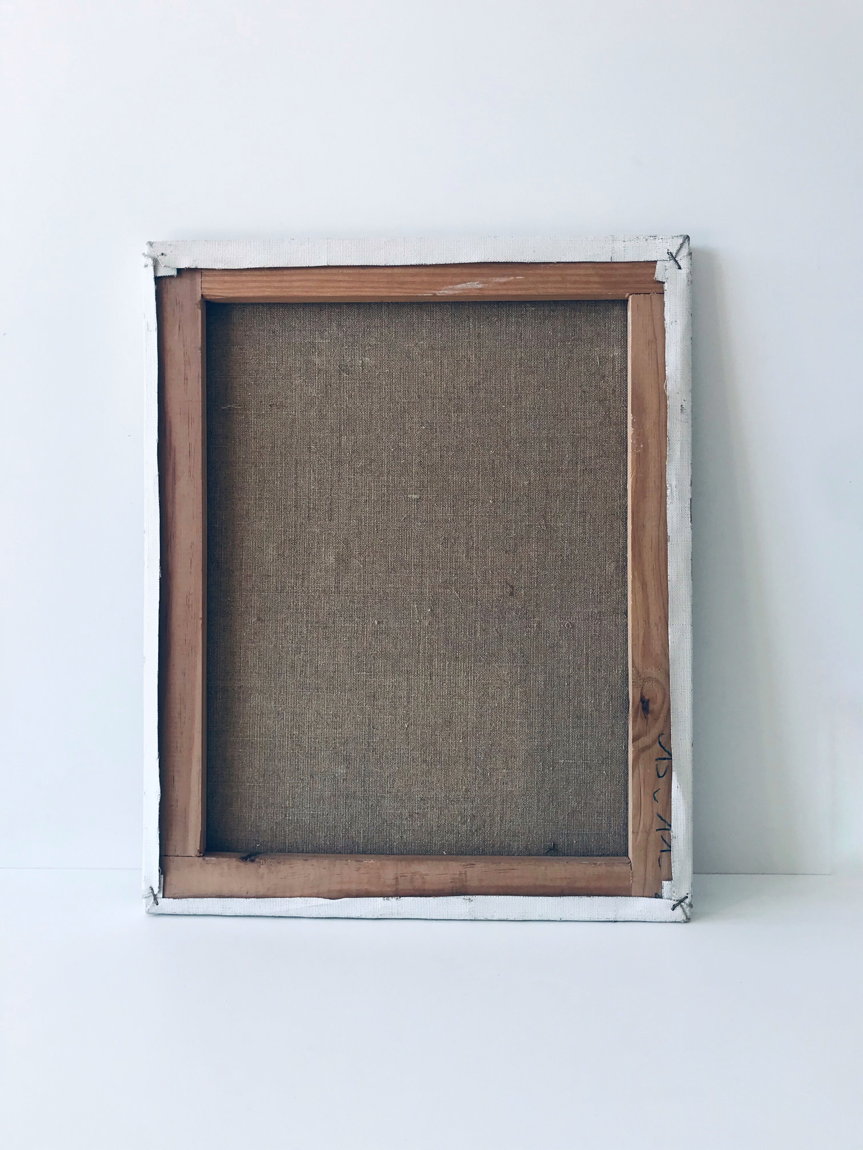 Oil on canvas campaign stage