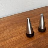 Pair of Danish Mid-Century Salt and Pepper Shakers by A&B Lundtofte, 1960s