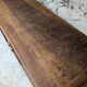 Buffet bas en bois massif sur roulettes – style industriel & campagne