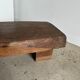 Asian solid wood quadripod brutalist coffee table H30 L81 l42