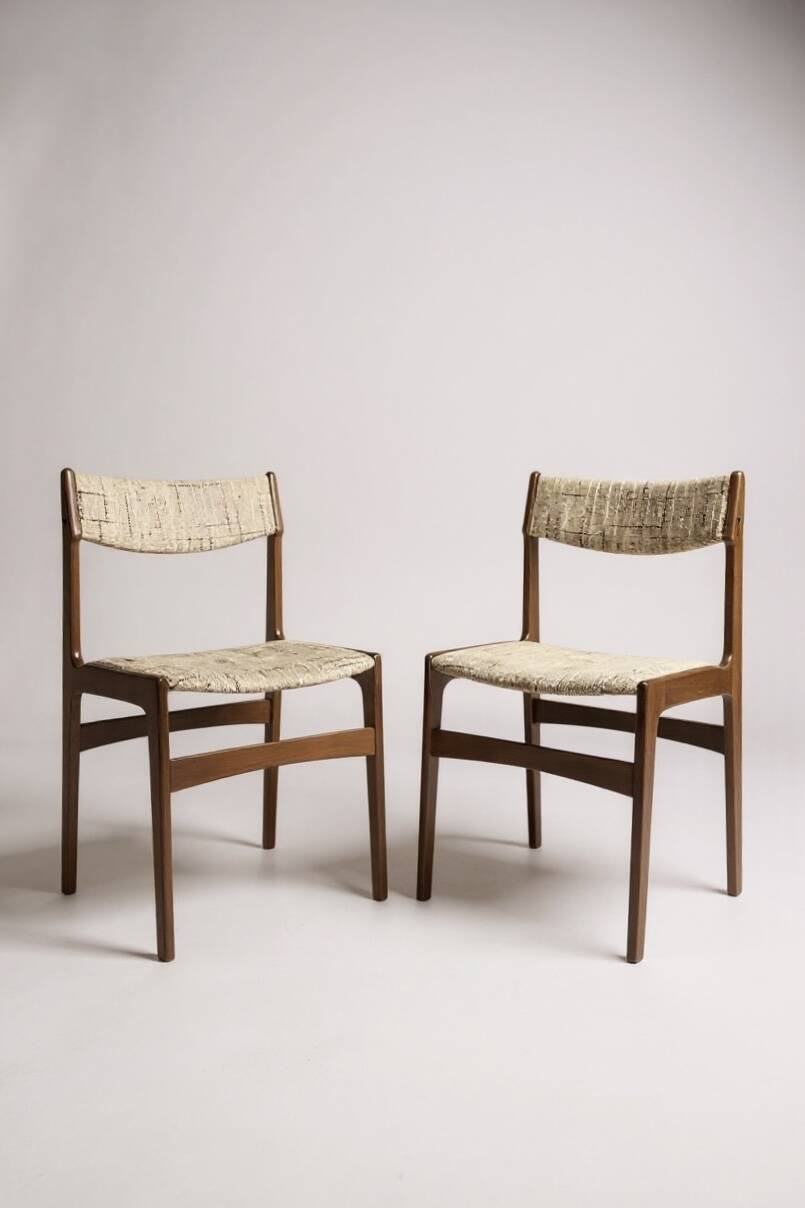Set of 4 Scandinavian Erik Buch chairs from the 60s/70s