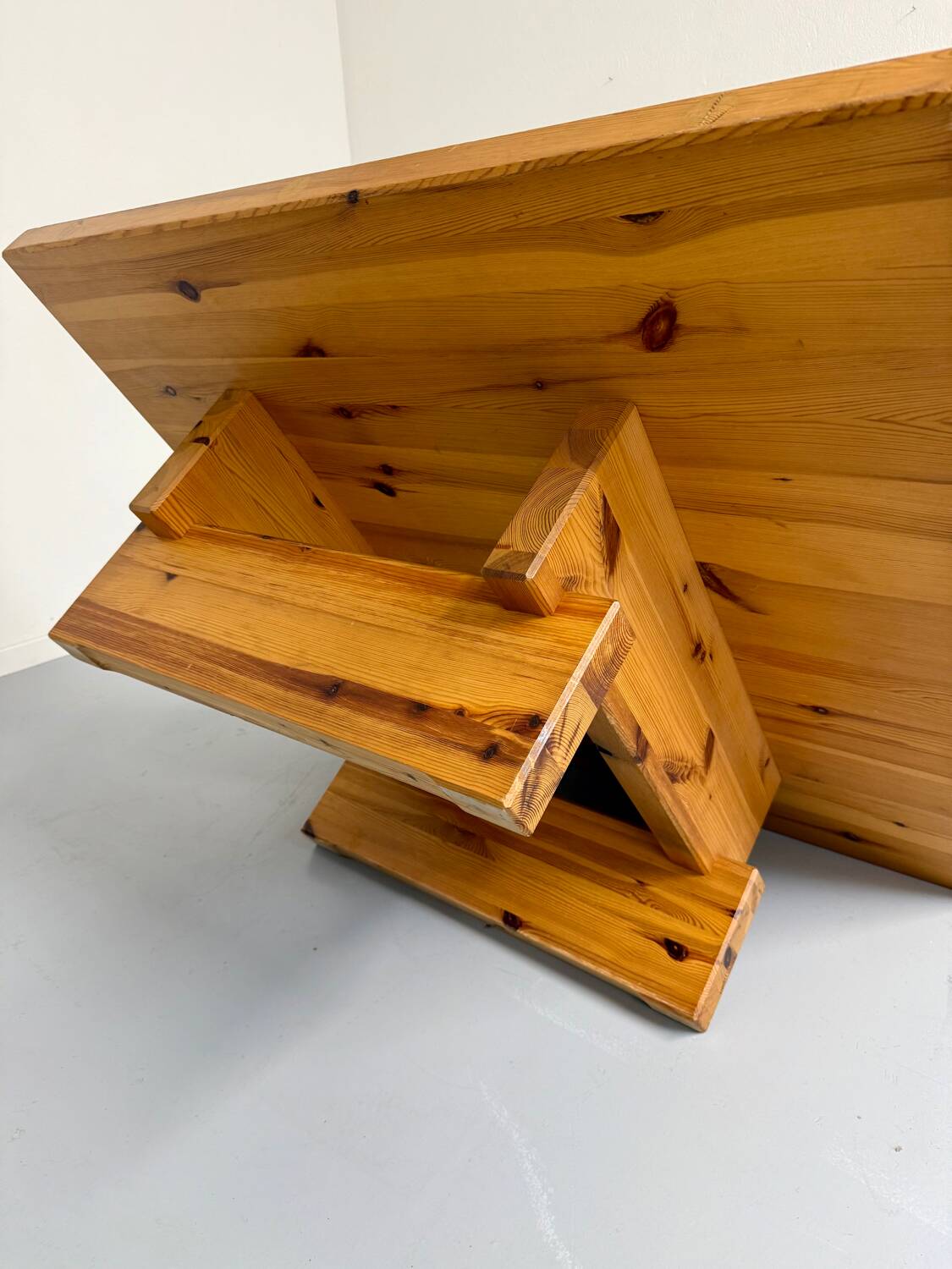 Pine coffee table "Kvadrat" design Wilhelmsson Andersson and Söner