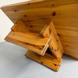 Pine coffee table "Kvadrat" design Wilhelmsson Andersson and Söner