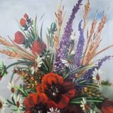Tableau peinture bouquet de fleurs