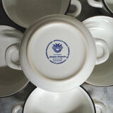 Set of 6 ramekins with Villeroy & Boch porcelain handle