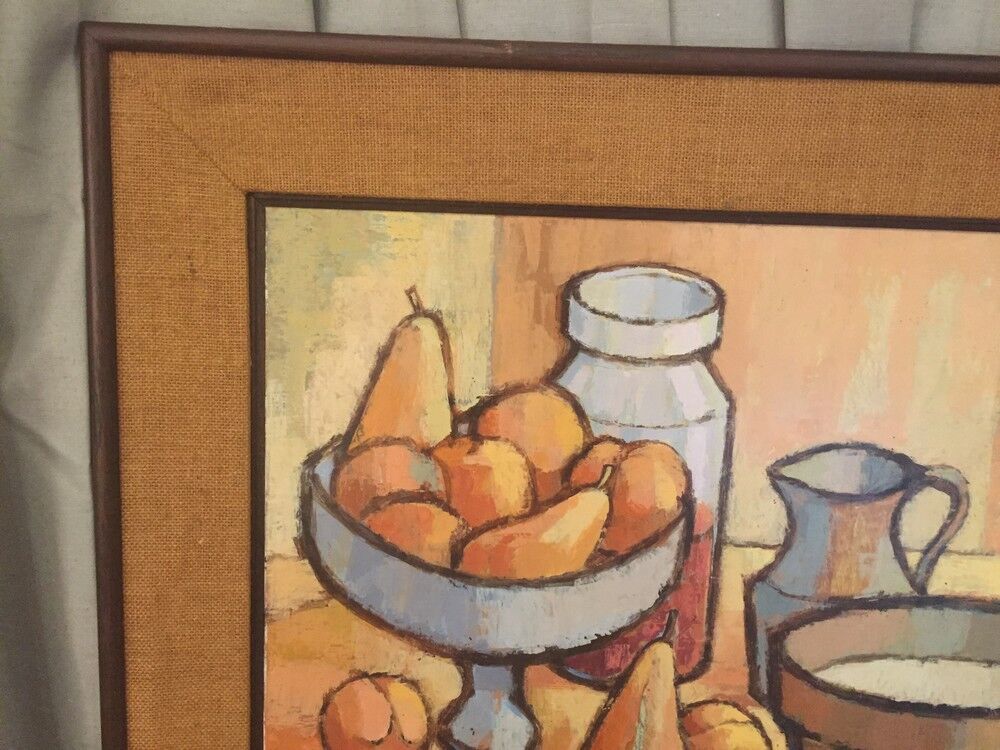 Contemporary still life with fruit by Ludovic