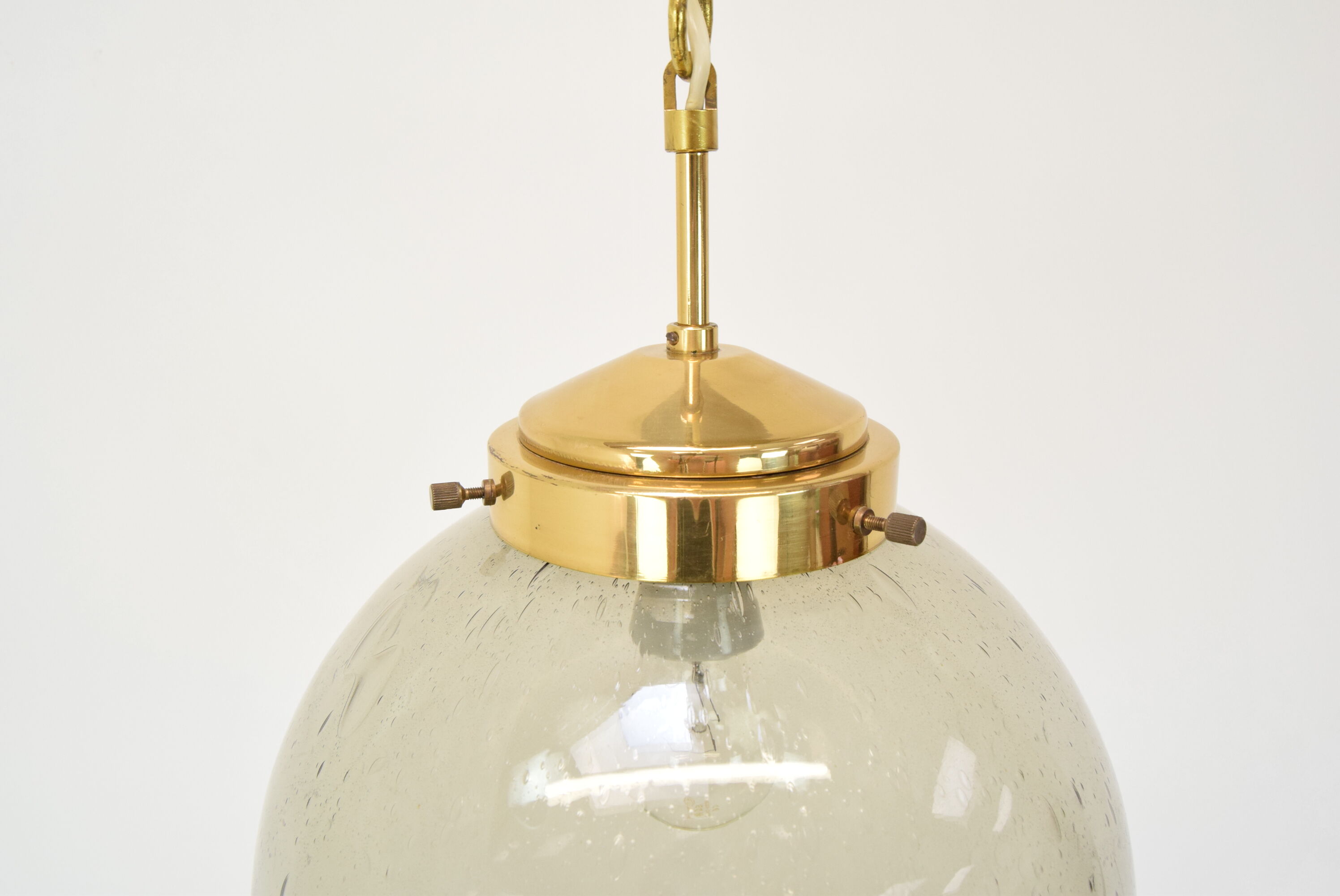 Suspension en verre Kamenicky Senov, années 1970