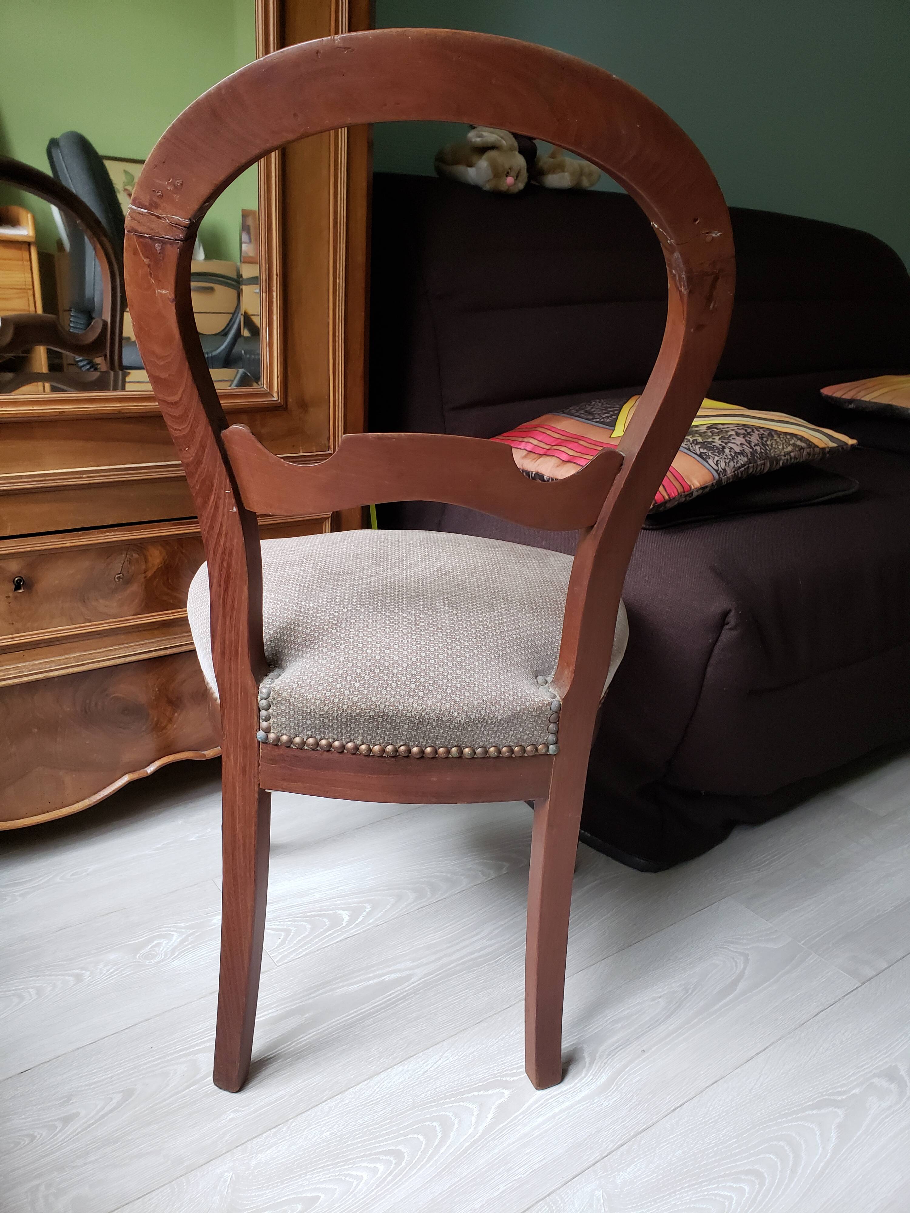 Old Empire style chair