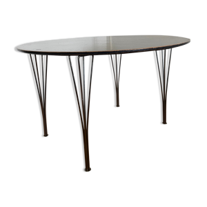 Tabke ronde bois Arne Jacobsen poor Fritz Hansen