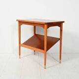 Scandinavian coffee table with display shelf