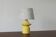 Yellow Ceramic Table Lamp by Hasle Keramik, Denmark, 1970s