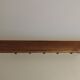 Handmade wall coat rack