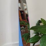 Miroir lipstick bleu vintage