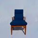 Armchair and ottoman Arne Vodder FD-164 for France & Son, 1960s