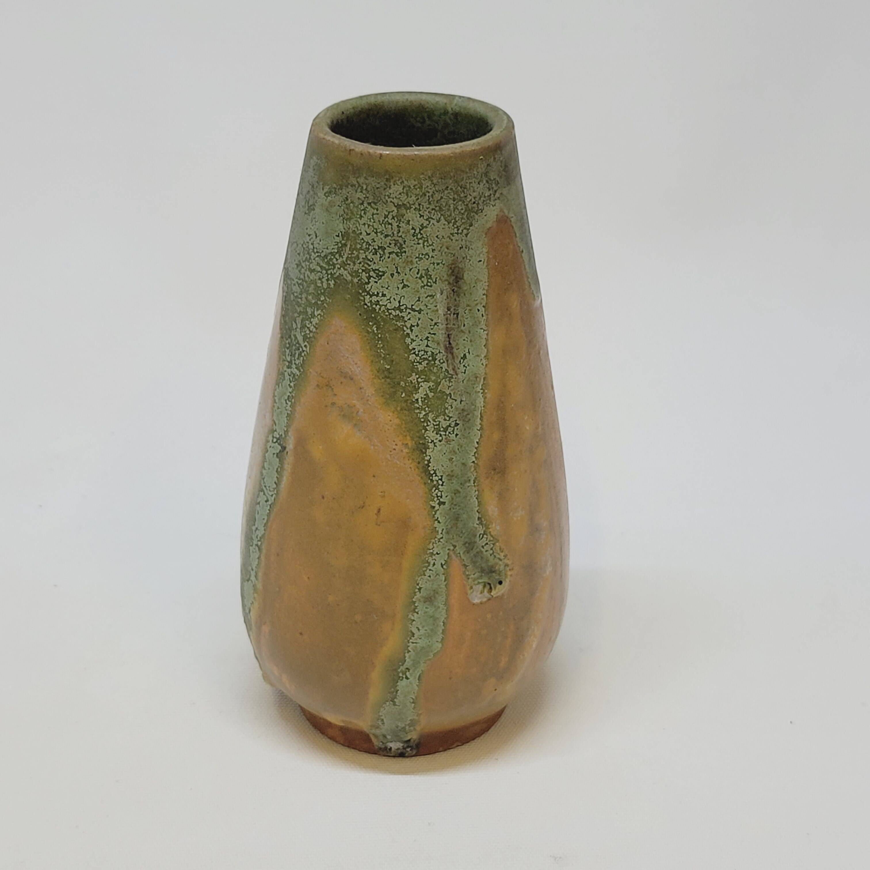 Enameled Stoneware Vase L'artisan L Artisan Pratique Art Nouveau Style Denbac
