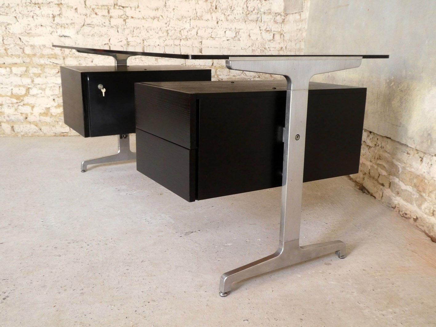 Vintage office of Etienne Fermigier, 1970
