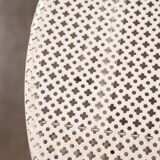 Perforated metal garden table
