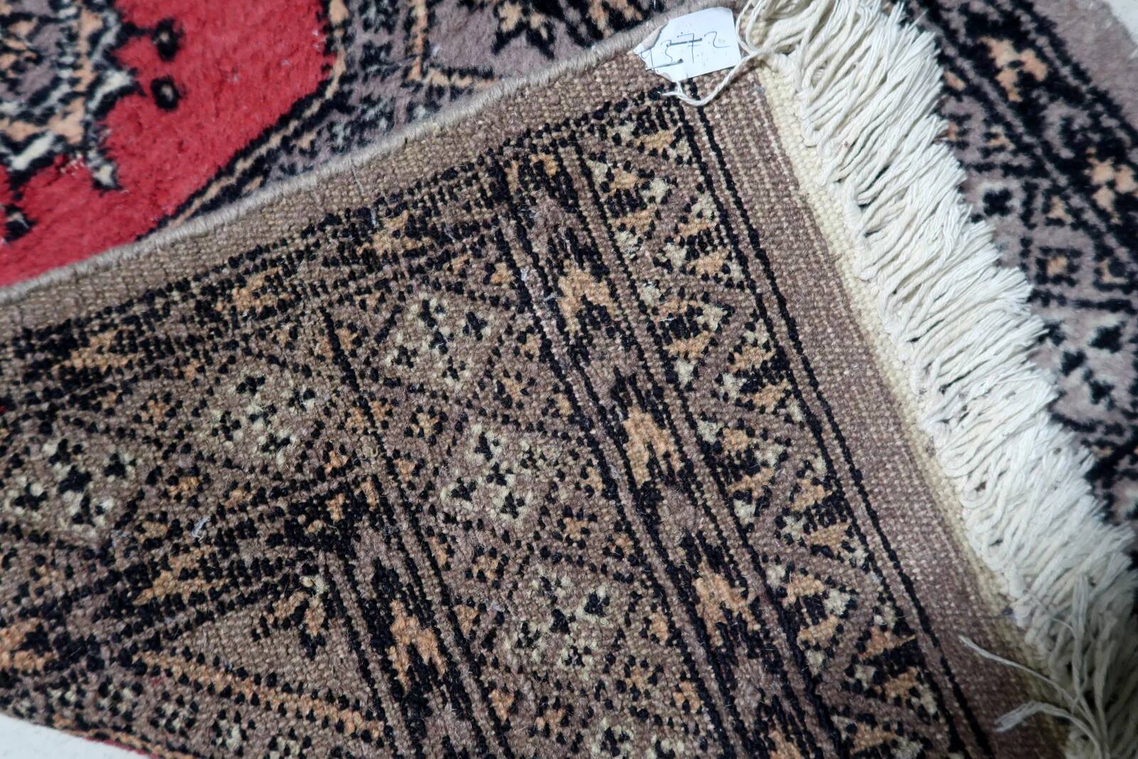 Vintage Uzbek Bukhara runner 63cm x 170cm 1960s