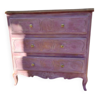 Solid oak chest of drawers