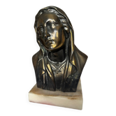 Bronze bust of the Virgin