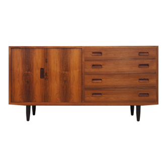 Rosewood dresser, Danish design, 1970s, designer: Carlo Jensen, production: Hundevad