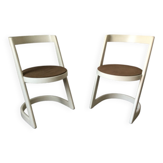 Pair of chairs baumann, model halfa