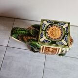 Elephant glazed earthenware