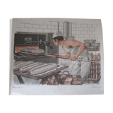 1969 school poster, the trades, the baker