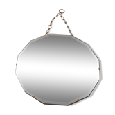 Miroir biseauté années 60 taille 40x40cm