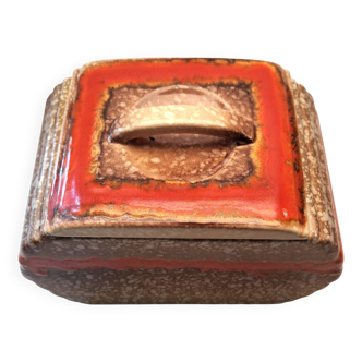 Vintage Art Deco Ceramic Cookie or Candy Jar (1930s)