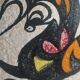 Mural Plate "Fighting Bull" ceramic Pop Art Style (Sanguino)